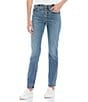 Color:Indigo - Image 1 - Most Wanted Button Front Straight Jeans