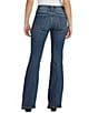 Color:Indigo - Image 2 - Most Wanted Mid Rise Flare Jeans