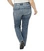 Silver Jeans Co. Plus Size Avery High Rise Slim Boot Jeans, Color:Kirby - Image 2
