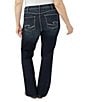 Silver Jeans Co. Plus Size Avery High Rise Slim Bootcut Jeans, Color:Dakota - Image 2