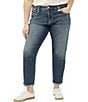 Silver Jeans Co. Plus Size Boyfriend Jeans, Color:Bobbie - Image 1