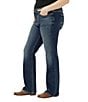 Silver Jeans Co. Plus Size Elyse Mid Rise Bootcut Jeans, Color:Harlow - Image 3