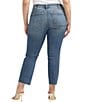Color:Indigo - Image 2 - Plus Size Most Wanted Mid-Rise Straight Leg Jeans