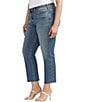 Color:Indigo - Image 3 - Plus Size Most Wanted Mid-Rise Straight Leg Jeans