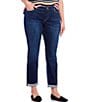 Silver Jeans Co. Plus Size Slim Boyfriend Jeans, Color:Indigo - Image 1