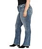 Silver Jeans Co. Plus Size Suki Bootcut Curvy Jeans, Color:Indigo - Image 3