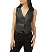 Silver Jeans Co. Sleeveless Coated Denim Vest - Image 3