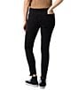 Color:Black - Image 2 - Suki Mid Rise Frayed Hem Stretch Skinny Jeans