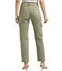 Color:Light Olive - Image 2 - Suki Mid Rise Low Stretch Cargo Pants