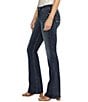 Color:Indigo - Image 3 - Suki Mid Rise Power Stretch Curvy Fit Bootcut Leg Jeans