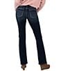 Color:Indigo - Image 2 - Suki Mid Rise Recycled Polyester Slim Bootcut Jeans