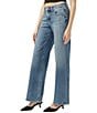 Silver Jeans Co. Suki Mid Rise Wide Leg Jeans, Color:Indigo - Image 3
