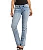 Color:Indigo - Image 1 - Tuesday Low Rise Bootcut Jeans