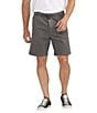 Color:Dark Grey - Image 1 - Vintage-Inspired Essential Twill 8.5#double; Inseam Shorts