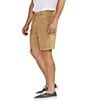 Color:Tan - Image 3 - Vintage-Inspired Essential Twill 8.5#double; Inseam Shorts