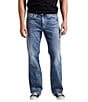 Color:Indigo - Image 1 - Zac Medium Wash Relaxed-Fit Jeans