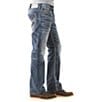 Color:Indigo - Image 3 - Zac Relaxed Fit Straight Leg Dusted Denim Jeans
