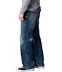 Color:Indigo - Image 3 - Zac Relaxed-Fit Straight-Leg Performance Stretch Denim Jeans