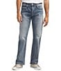 Color:Indigo - Image 1 - Zac Relaxed Straight Leg Jeans