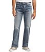 Silver Jeans Co. Zac Relaxed Straight Leg Jeans, Color:Indigo - Image 1