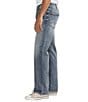 Silver Jeans Co. Zac Relaxed Straight Leg Jeans, Color:Indigo - Image 3