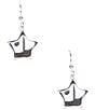 Color:Silver - Image 1 - Mini Star Sterling Silver Drop Earrings