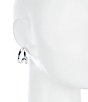Color:Silver - Image 2 - Split Hoop Earrings