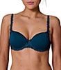 Simone Perele Andora 3D Molded Lace Embroidered Demi Underwire Bra - Image 1