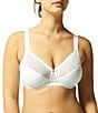 Simone Perele Delice Floral Embroidered Full Busted Contour Underwire Square Back Bra - Image 1
