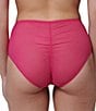 Simone Perele Intrigue Retro Embroidered Brief, Color:Disco Pink - Image 2