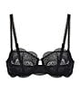 Simone Perele Karma Demi Cup Bra, Color:Black - Image 3