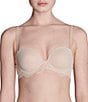 Color:Peau Rose - Image 1 - Karma Plunge Strapless Convertible Underwire Bra