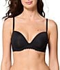 Simone Perele Subtile Push-Up Convertible Underwire Bra, Color:Black - Image 1