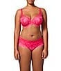 Simone Perele Wish Sheer Plunge U-Back Underwire Bra, Color:Fabulous Pink - Image 3