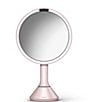 Color:Pink - Image 1 - 8#double; Sensor Mirror with Touch-Control Brightness