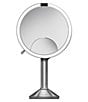 Color:Stainless Steel - Image 1 - 8#double; Stainless Steel Sensor Lighted Mirror Trio