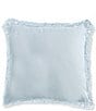 Simplicity Collection Fringe Trim Square Pillow - Image 1