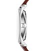 Skagen Men's Holst Multifunction Leather Strap Watch - Image 3
