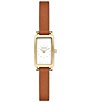 Skagen Women's Hagen Micro Quartz Two-Hand Leather Strap Watch - Image 1