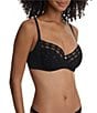 Skarlett Blue Bonbon Full Coverage Gingham Lace Bra - Image 3