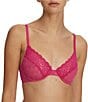 Color:Dark Flamingo - Image 1 - Dare Unlined Underwire Bra