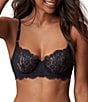 Skarlett Blue Entice Eyelash Lace Unlined Balconette Bra - Image 1
