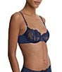 Skarlett Blue Entice Eyelash Lace Unlined Dotted Balconette Bra - Image 3