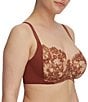 Skarlett Blue Entice Full Coverage Lace Underwire Bra, Color:Clay/Nylon - Image 3