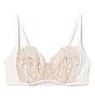 Skarlett Blue Entice Full Coverage Lace Underwire Bra, Color:White/Nylon - Image 3