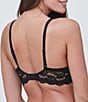 Color:Black - Image 2 - Goddess Convertible Lace Band Underwire Plunge Bra