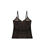 Skarlett Blue Heart Breaker Sheer Heart Lace Coordinating Cami, Color:Black - Image 5