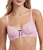Skarlett Blue Minx Push-Up Contour Underwire Square Back Balconette Bra, Color:Ballerina Pink - Image 1