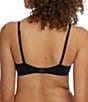 Color:Black/Nylon - Image 2 - Seduced Push-up Underwire Bra