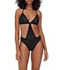 Color:Black - Image 1 - Smitten Sexy Eyelet Lace Unlined Teddy